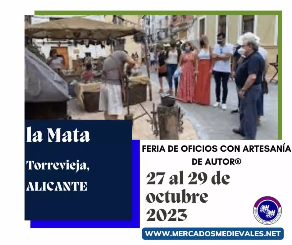 mercadosmedievales.net - Feria de Oficios con Artesanía de Autor® en La Mata (Torrevieja - Alicante)