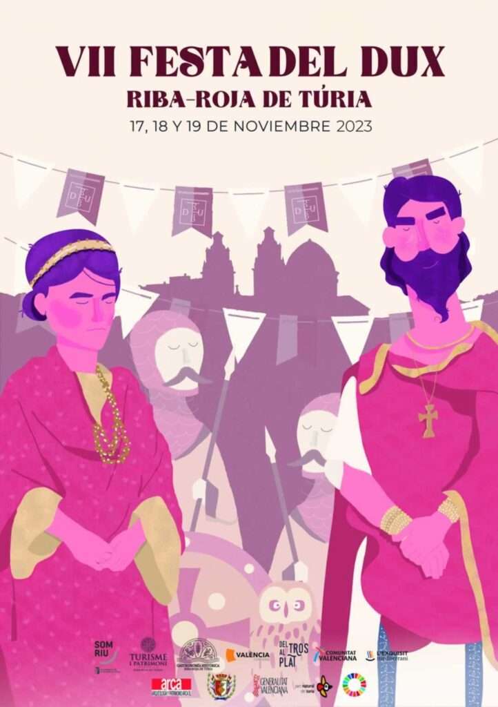 mercadosmedievales.net - Festa del Dux Mercado Visigodo en Riba-roja del Turia 2023 cartel