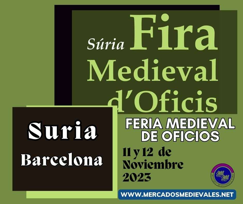 mercadosmedievales.net - Feria medieval de oficios en Suria, Barcelona 2023 facebook