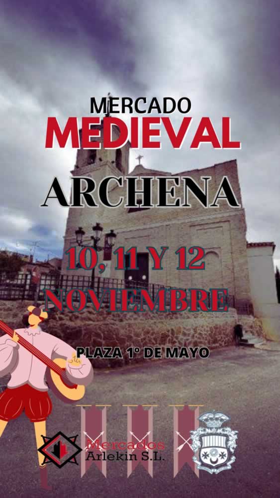 Mercado medieval en Archena ( Murcia ) 2023