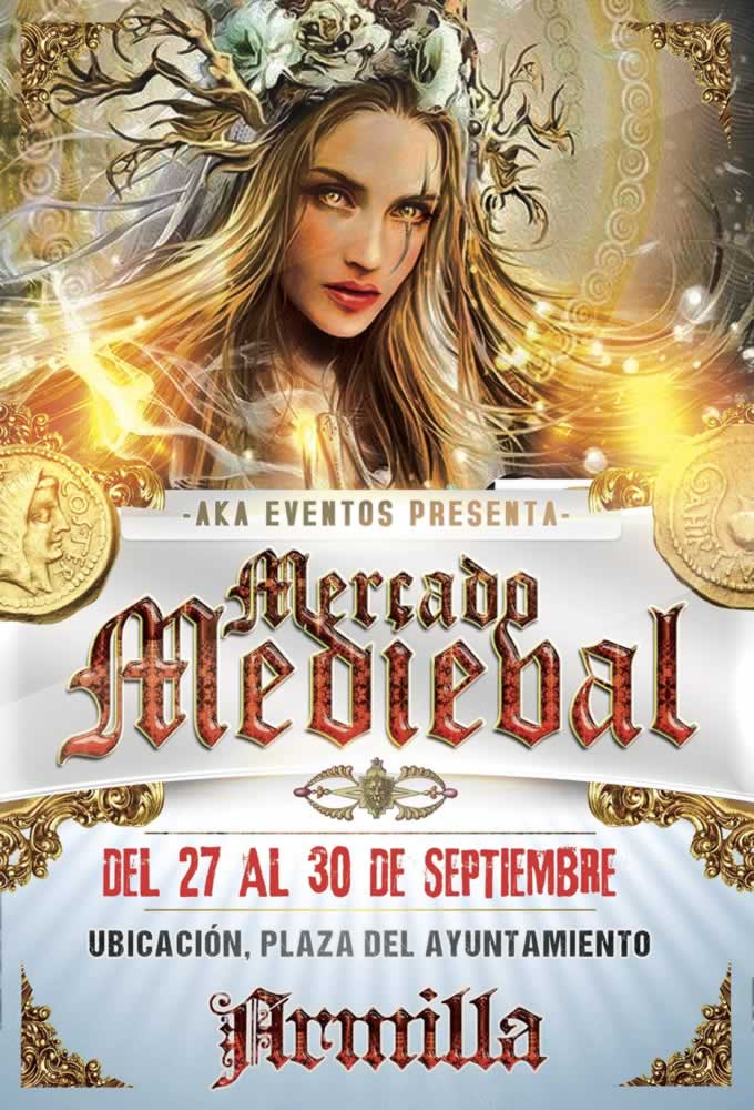 mercadosmedievales.net  -  Mercado Medieval en Armilla ( Granada ) 2023 cartel