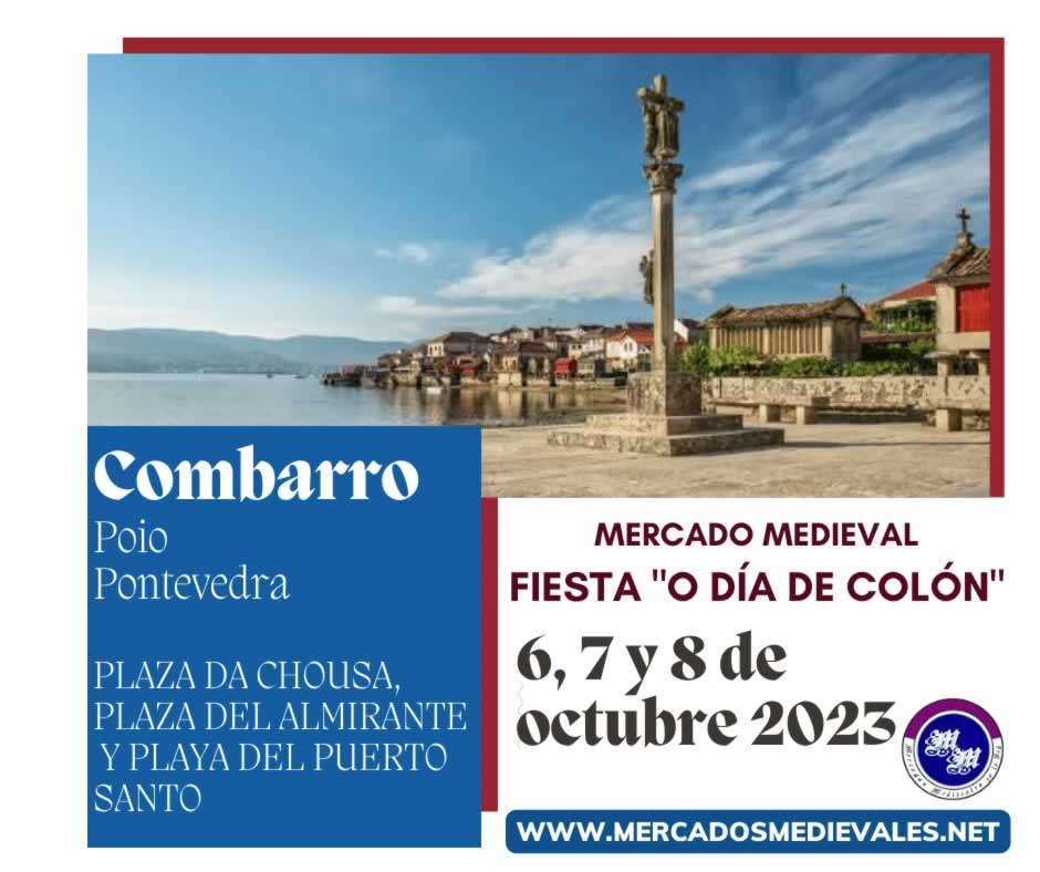 mercadosmedievales.net - Mercado medieval Fiesta "O día de Colón" en Combarro (Poio) , Pontevedra edición 2023