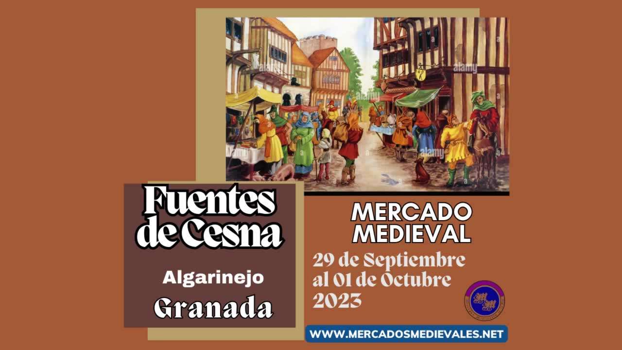 mercadosmedievales.net - Mercado medieval en Fuentes de Cesna (Granada) 2023