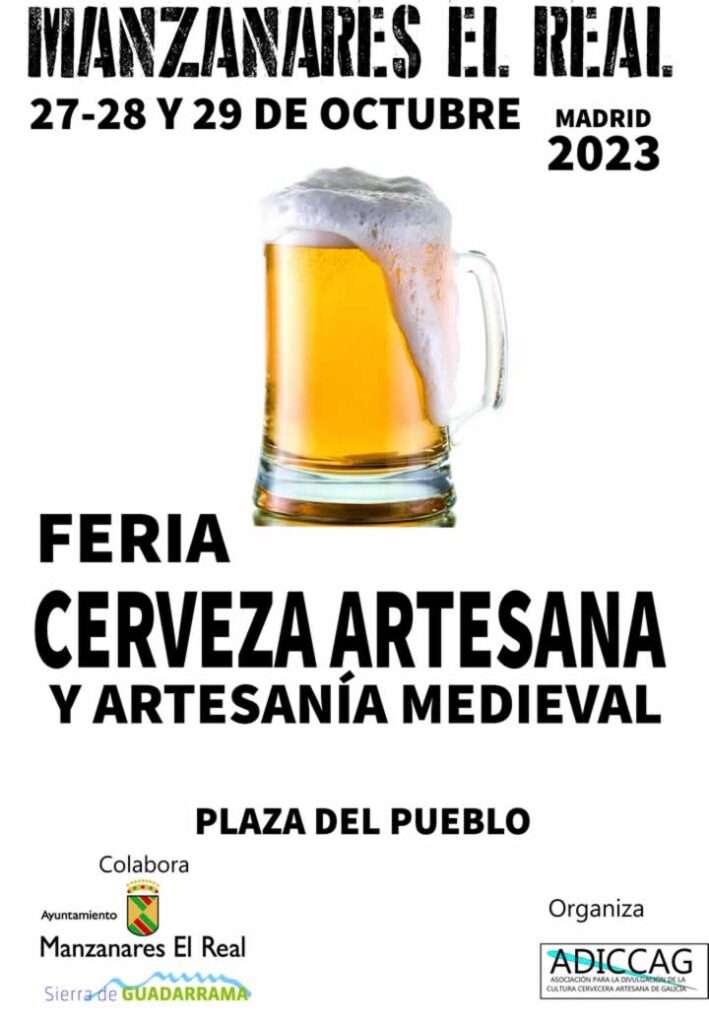 mercadosmedievales.net - Feria de la cerveza artesana y artesanías medievales de Manzanares El Real (Madrid) 2023