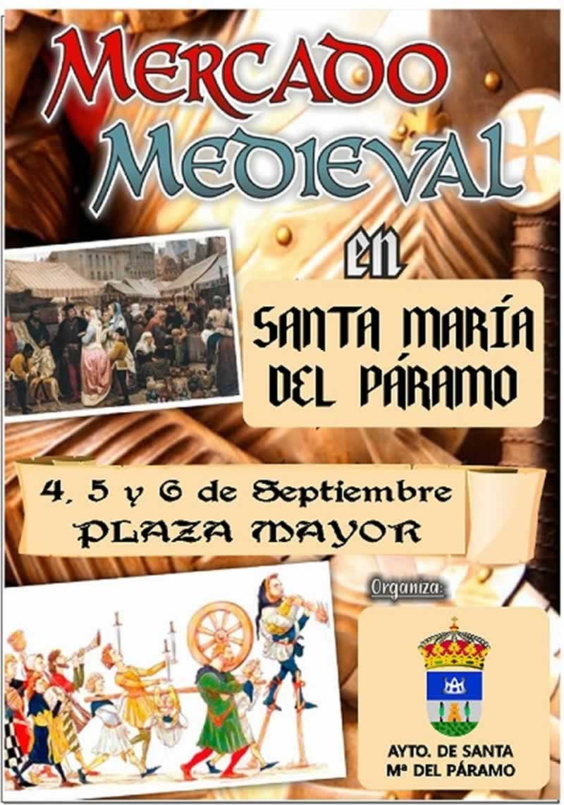 mercadosmedievales.net - Programación del mercado medieval de Santa Maria del Paramo (León) 04 al 06 de Septiembre 2023