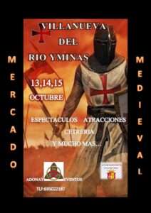 mercadosmedievales.net - Mercado Medieval de Villanueva del Rio y Minas (Sevilla) 2023 cartel