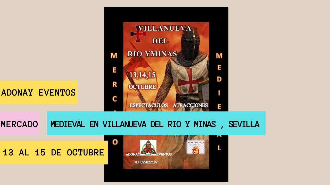 mercadosmedievales.net - Mercado Medieval de Villanueva del Rio y Minas (Sevilla) 2023 web