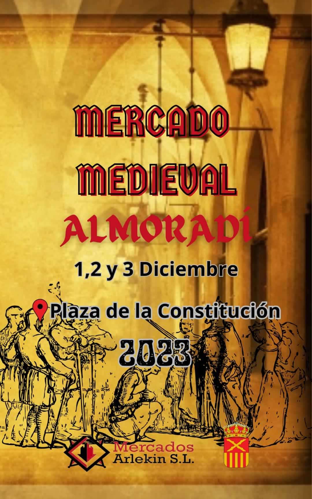 Mercado Medieval De Almoradí (Alicante) 01 Al 03 De Diciembre 2023 cartel
