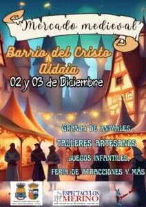 mercadosmedievales.net - Mercado Medieval en el Barrio del Cristo de Aldaia ( Valencia ) 2023 cartel