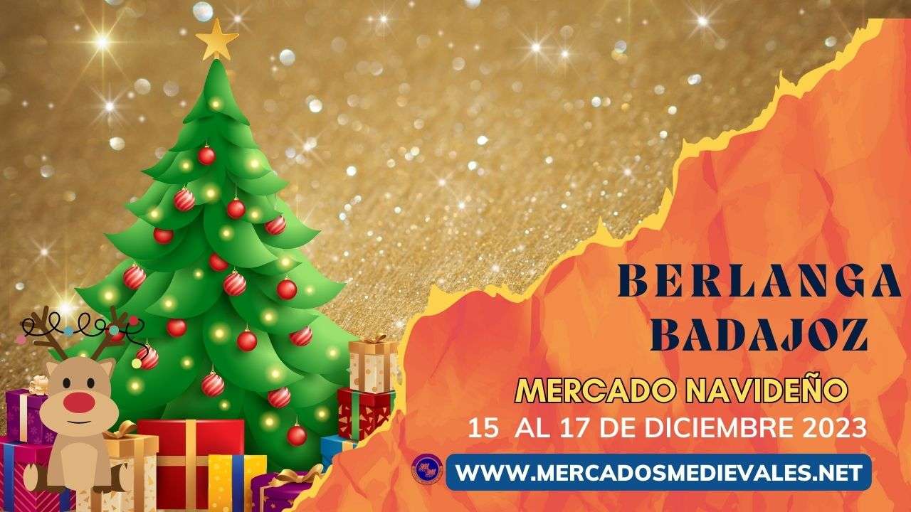 mercadosmedievales.net - Gran Mercado Navideño de Berlanga (Badajoz) 2023 redes