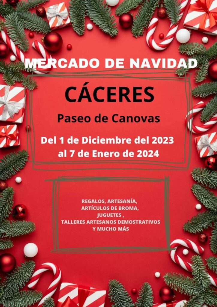 Mercado DE Navidad en Cáceres 2023