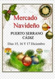 mercadosmedievales.net - MERCADO NAVIDEÑO de Puerto Serrano (Cádiz) 15 al 17 de Diciembre 2023 cartel