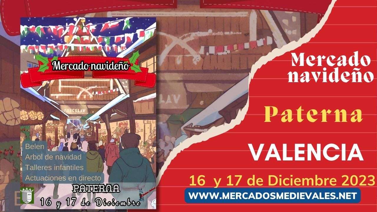 mercadosmedievales.net - Mercado Navideño De Paterna ( Valencia ) 2023 web