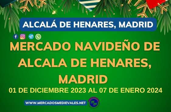 MERCADOS MEDIEVALES - MERCADO NAVIDEÑO DE ALCALÁ DE HENARES (MADRID) 2023 w