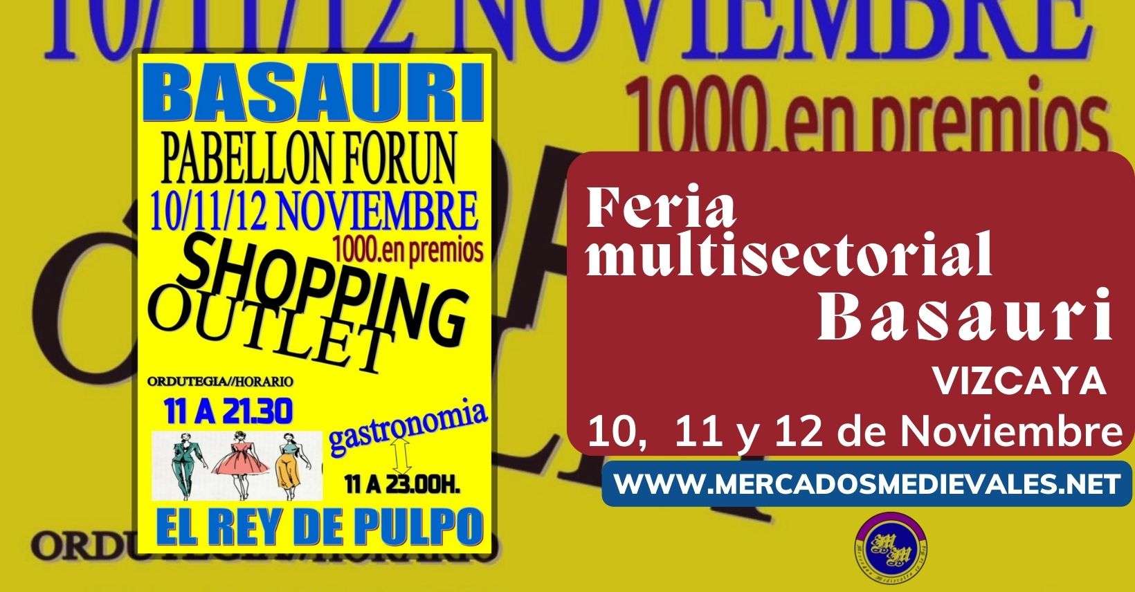 mercadosmedievales.net - Feria Multisectorial De Basauri ( Vizcaya ) 2023 redes