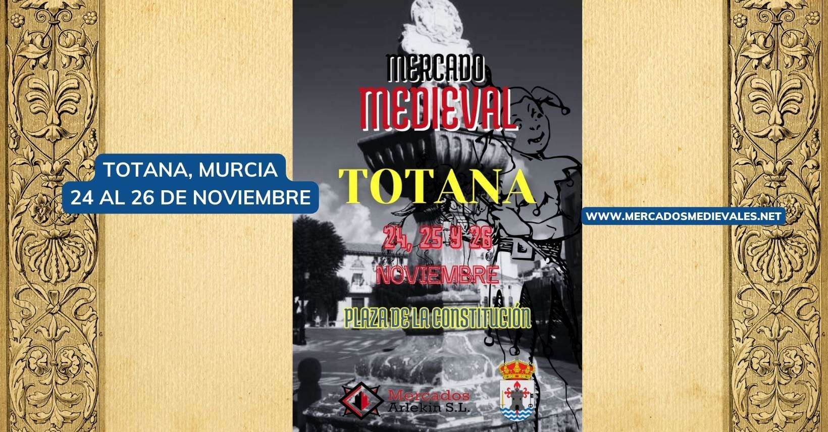 MERCADO MEDIEVAL EN TOTANA (MURCIA) 2023 cartel web