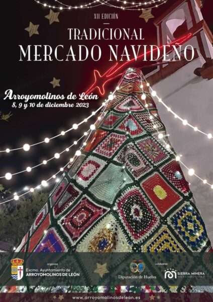 Tradicional mercado navideño en Arroyomolinos de León 2023