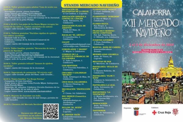 Mercado navideño de Calahorra, La Rioja - programa 2