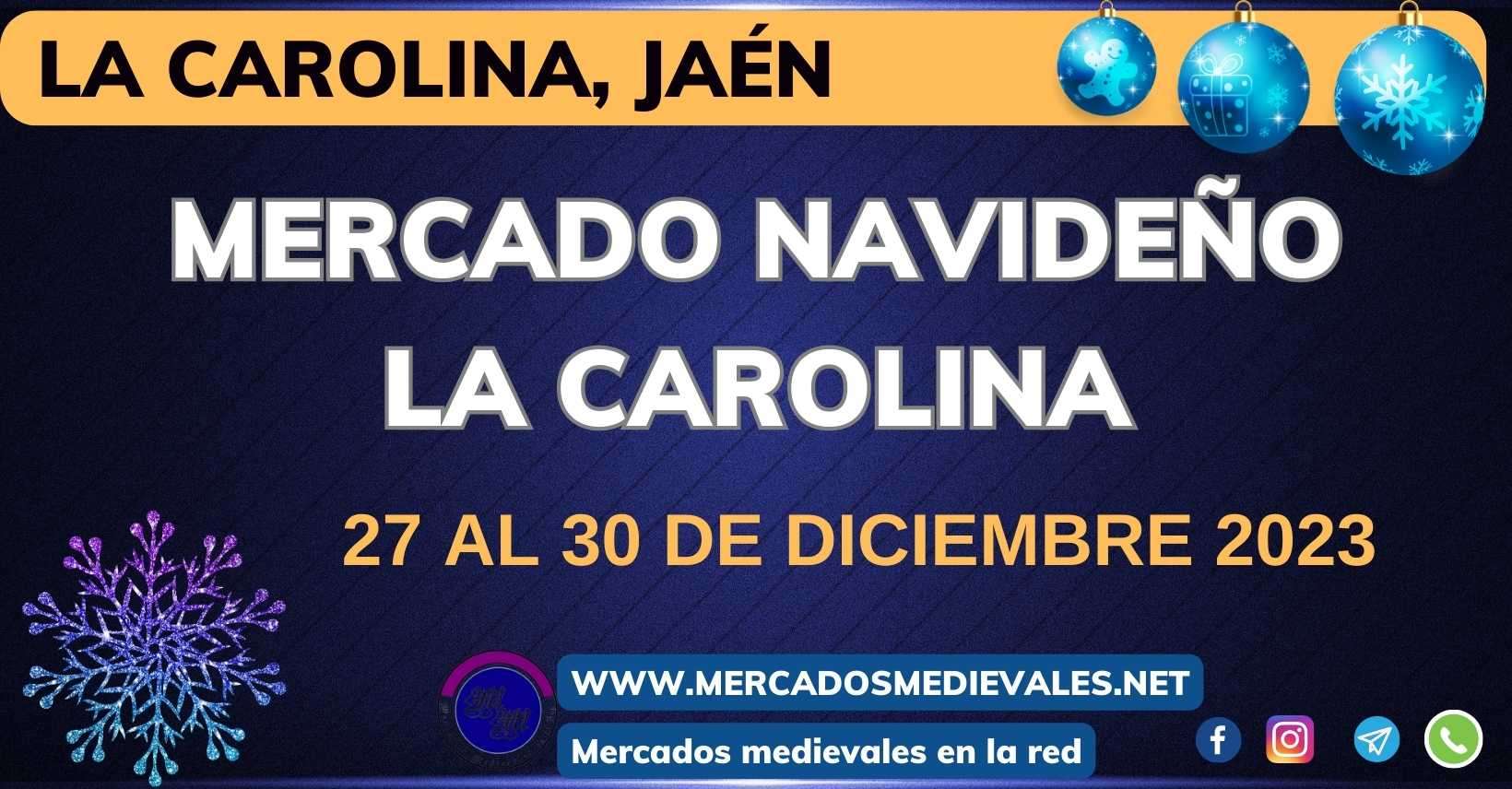 MERCADOS MEDIEVALES - MERCADO NAVIDEÑO DE LA CAROLINA, JAEN 2023 w