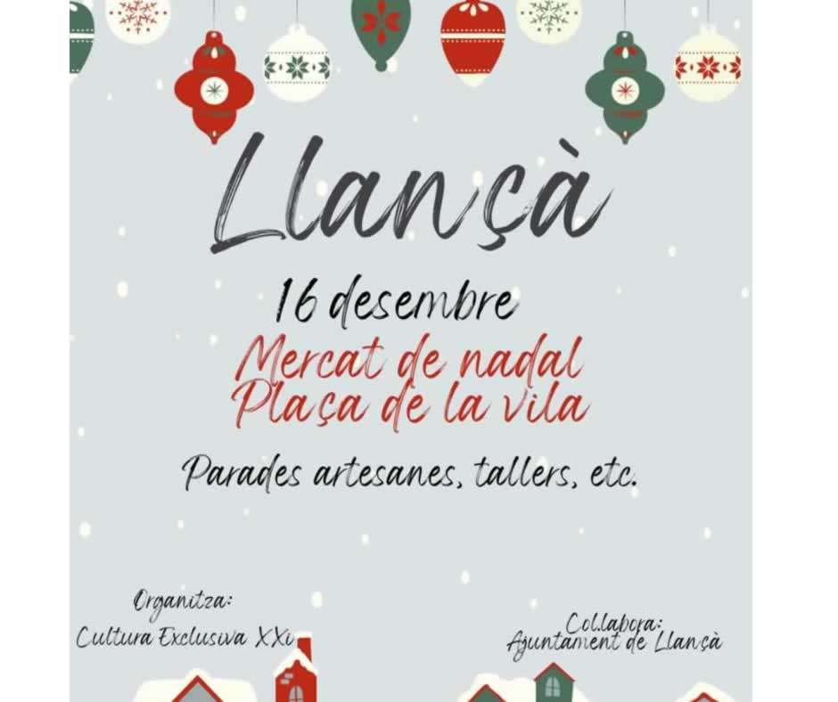 Mercat de nadal en Llança (Girona) 16 de diciembre del 2023