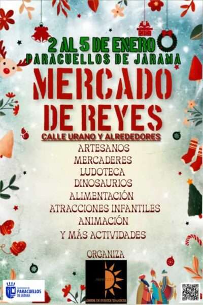 Cartel del Mercado de reyes de Paracuellos de Jarama, Madrid 2023