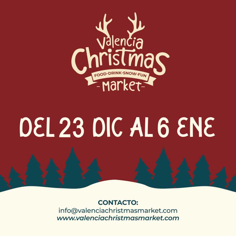 Valencia Christmas market 2023-2024 - El Mercado navideño de Valencia