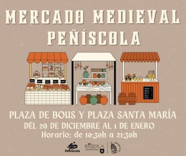 Medieval - Cartel Mercado Medieval de Peñíscola 2023 