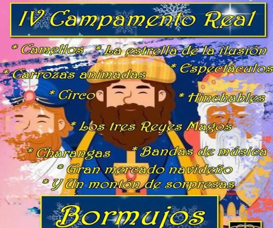 anuncio IV Campamento real - Mercado navideño de Bormujos (Sevilla) 2023