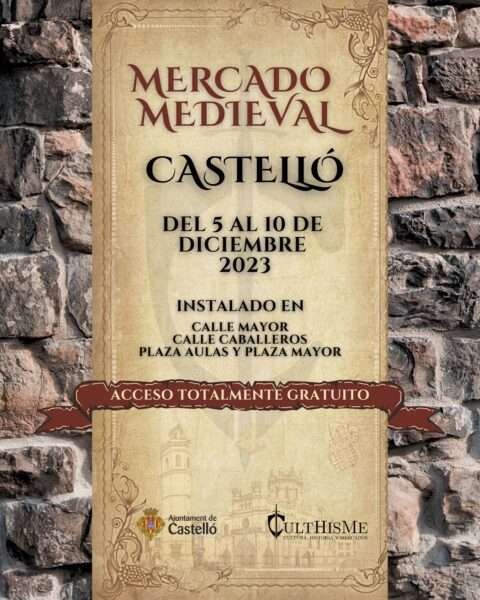 mercado medieval de Castelló - cartel oficial