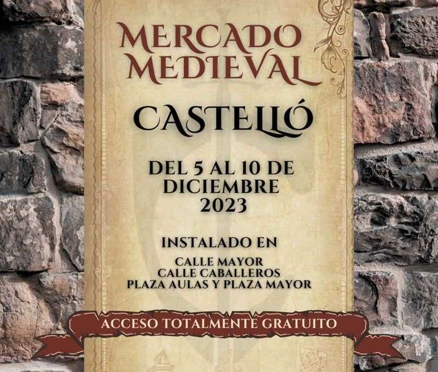 mercado medieval de Castelló - cartel