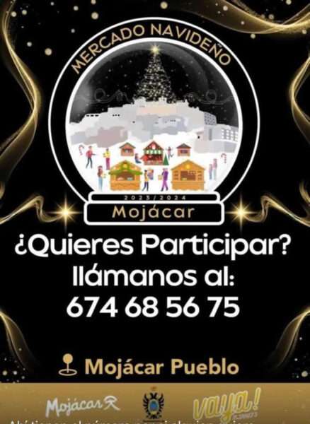 Mercado navideño en Mojacar (Almeria) 2023