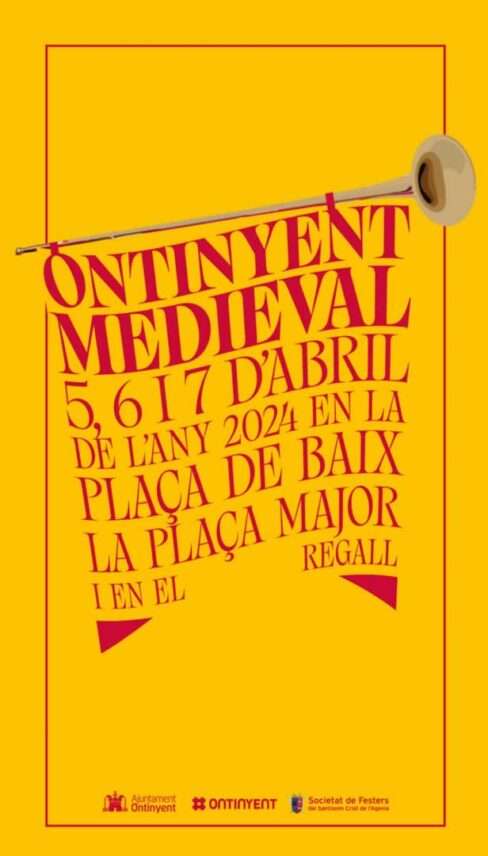 Cartel de Ontinyent Medieval 2024