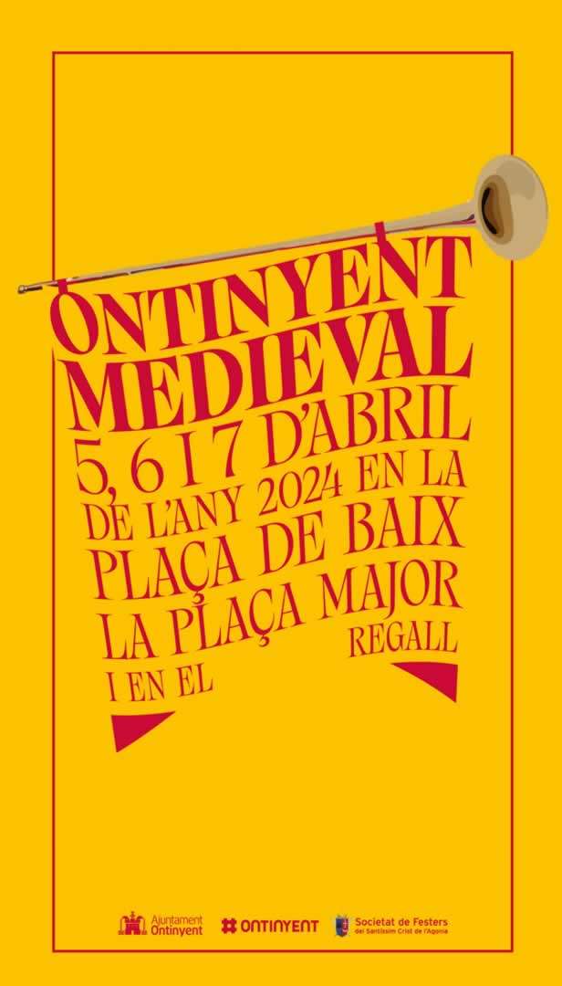 Cartel de Ontinyent Medieval 2024