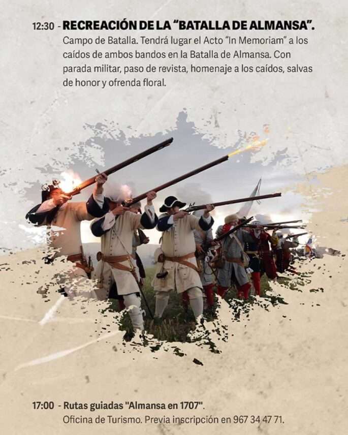 Programación recreación internacional de la Batalla de Almansa 28 de abril 2024 continuacion