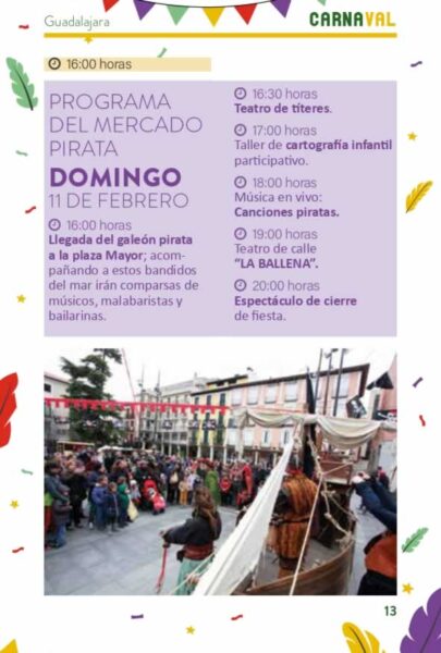 Programa de actividades del Mercado Pirata Guadalajara 2024 p4