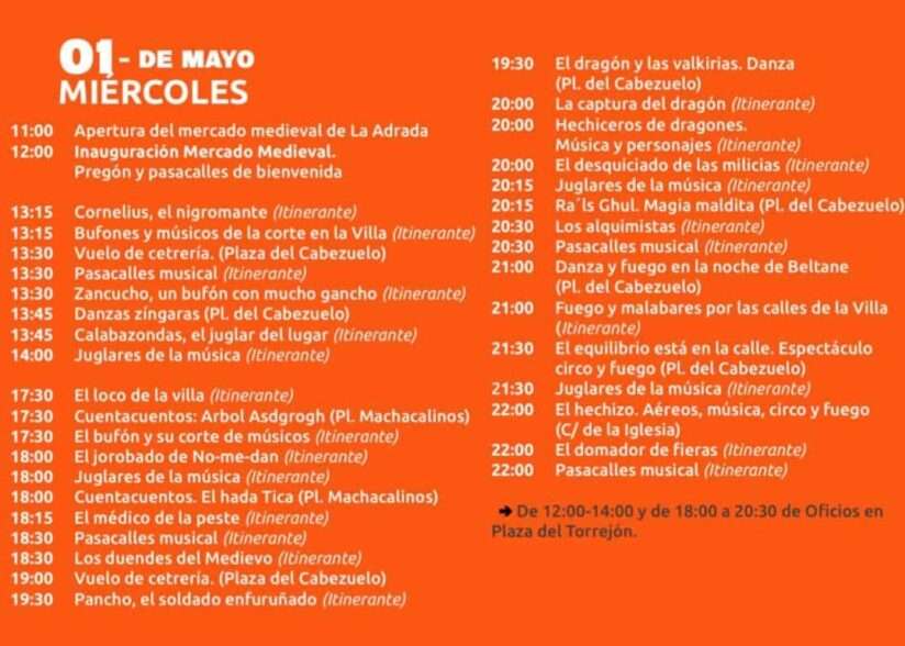 Feria Medieval de La Adrada (Avila) dia 01 de Mayo