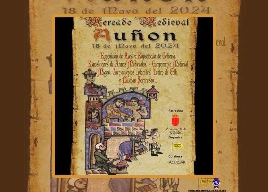Anuncio Mercado Medieval de Auñon (Guadalajara) 2024