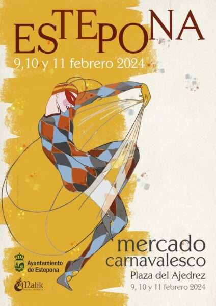 Mercados Medievales de Malaga Mercado carnavalesco de estepona 2024 cartel