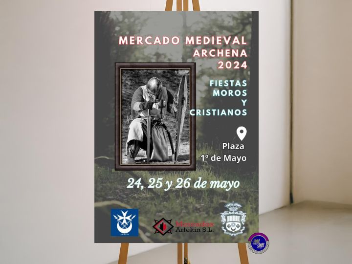 Mercado Medieval de Archena (Murcia) 24 al 26 de Mayo 2024