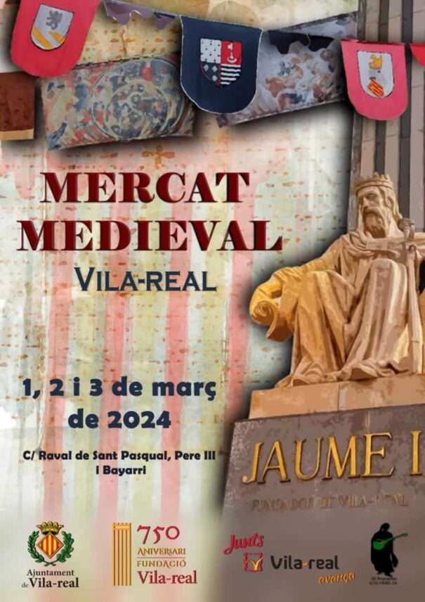 Cartel de Mercado Medieval de Vila-real 2024 - Castellón -