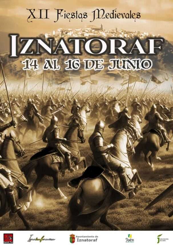 Cartel del Mercado Medieval En IZNATORAF (JAÉN)