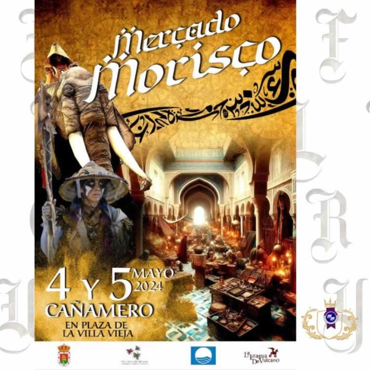 Mercado Morisco Cañamero (Caceres) 04 y 05 de Mayo 2024 w