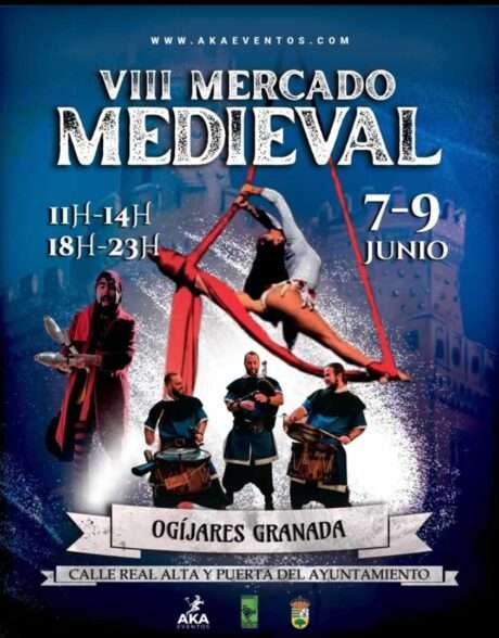 Cartel Mercado Medieval OGIJARES 2024 (GRANADA)