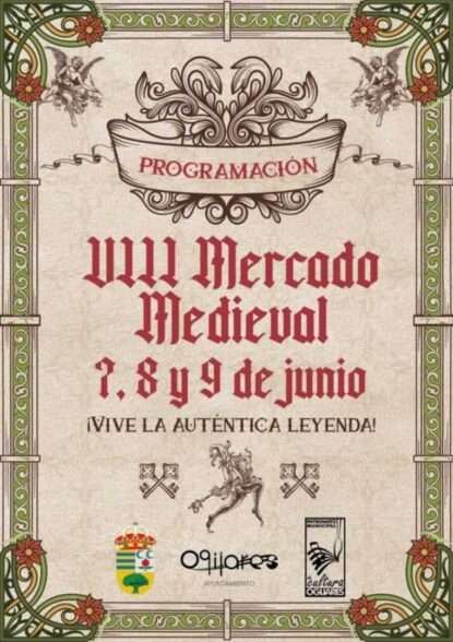 Cartel del Mercado Medieval OGIJARES 2024 (GRANADA)