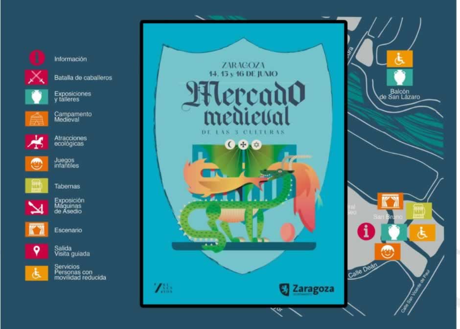 Anuncio Mercado Medieval De Las Tres Culturas De ZARAGOZA 2024
