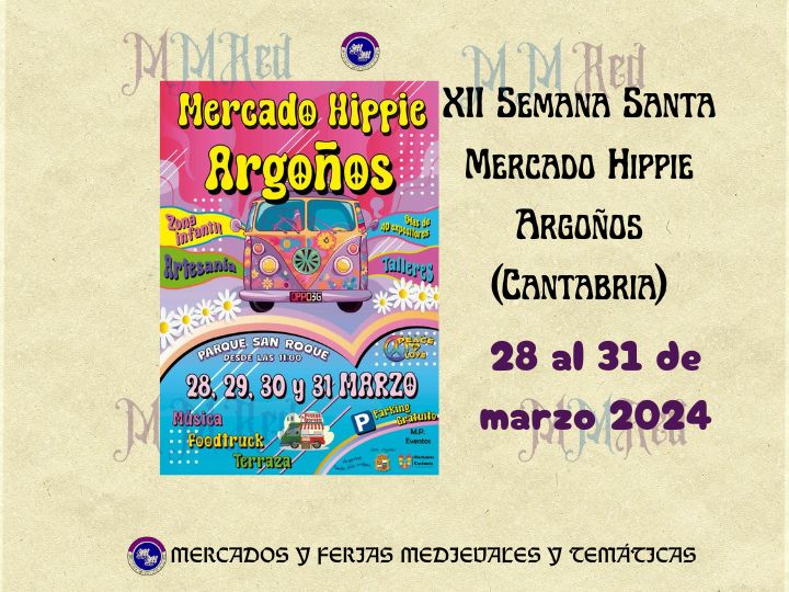 XII Semana Santa Mercado Hippie Argoños (Cantabria) 2024