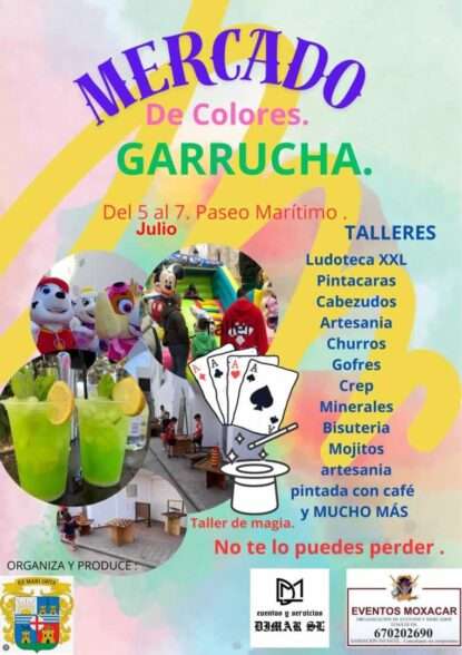 Cartel del Mercado De Colores de Garrucha 2024