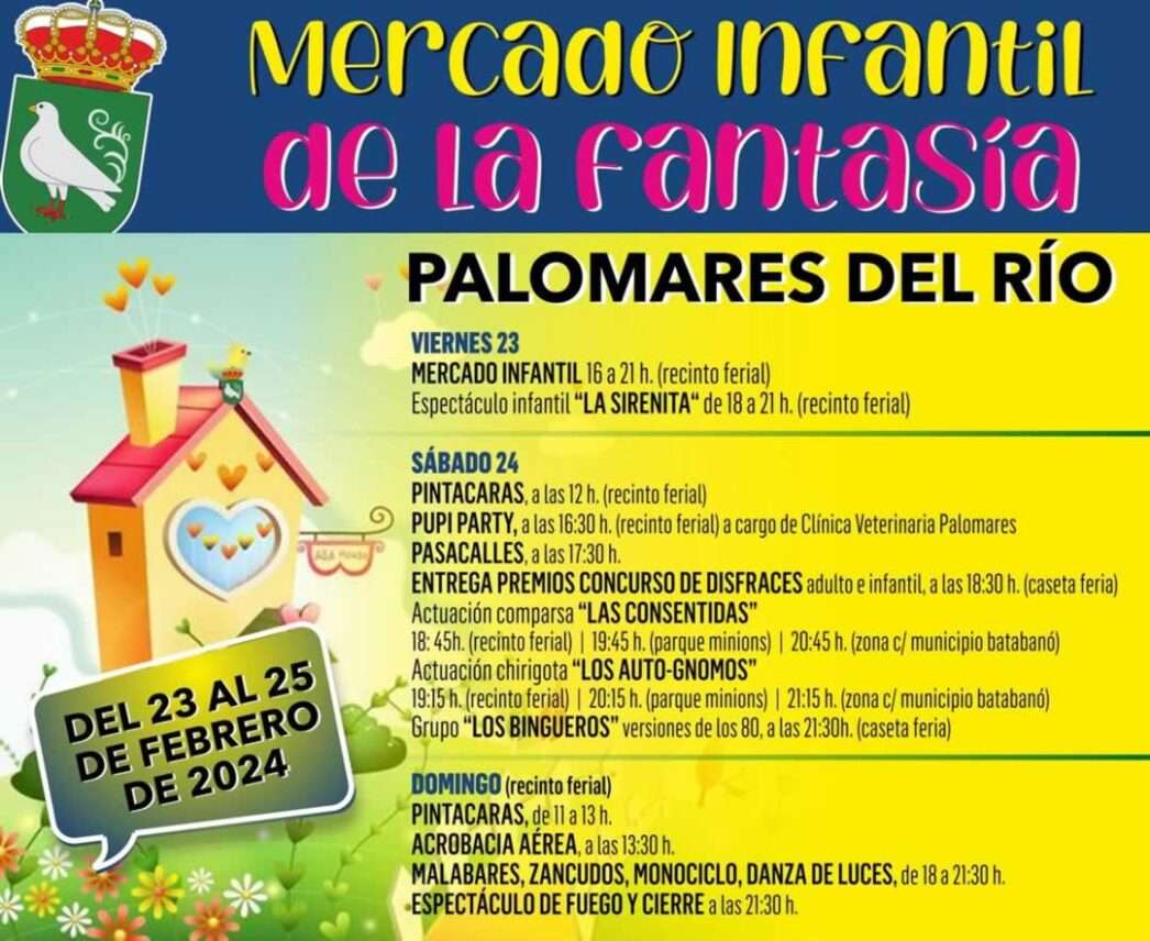 Mercado Infantil De Fantasía En Palomares Del Rio (Sevilla) 2024 Programacion