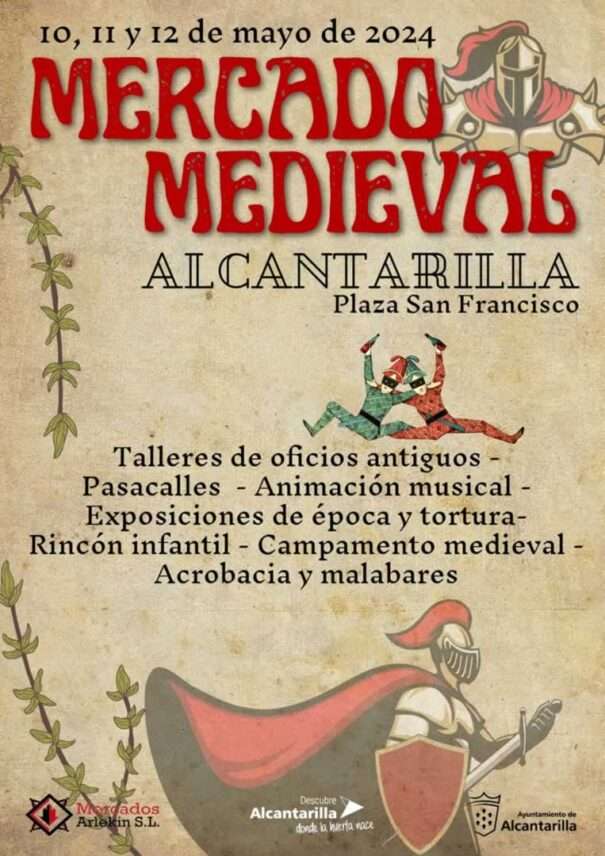 Cartel del Mercado Medieval de ALCANTARILLA (MURCIA) 2024