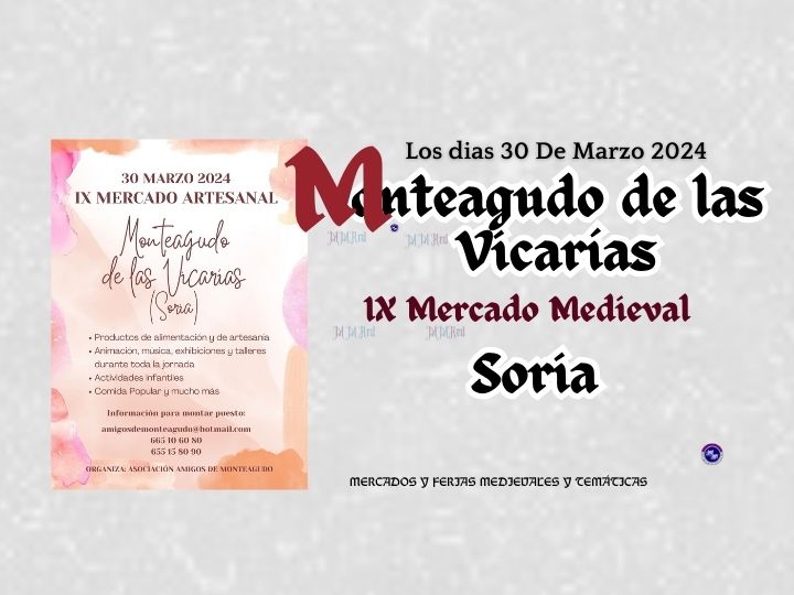 Mercado Medieval de Monteagudo de las Vicarías (Soria) 2024